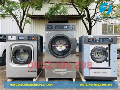 Giới Thiệu Cặp Máy Giặt Công Nghiệp Chân Cứng 30kg Và Máy Sấy 35kg Cleantech Giải Pháp Tối Ưu Cho Tiệm Giặt Chuyên Nghiệp